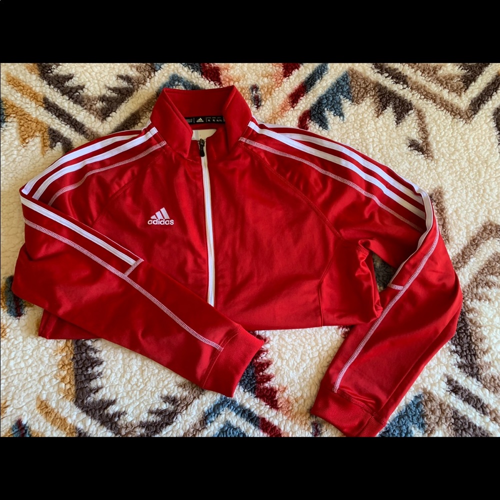 Adidas Red Track Jacket